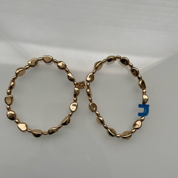 Set of 2 Initial Beaded Bracelets - Picture 4 of 7